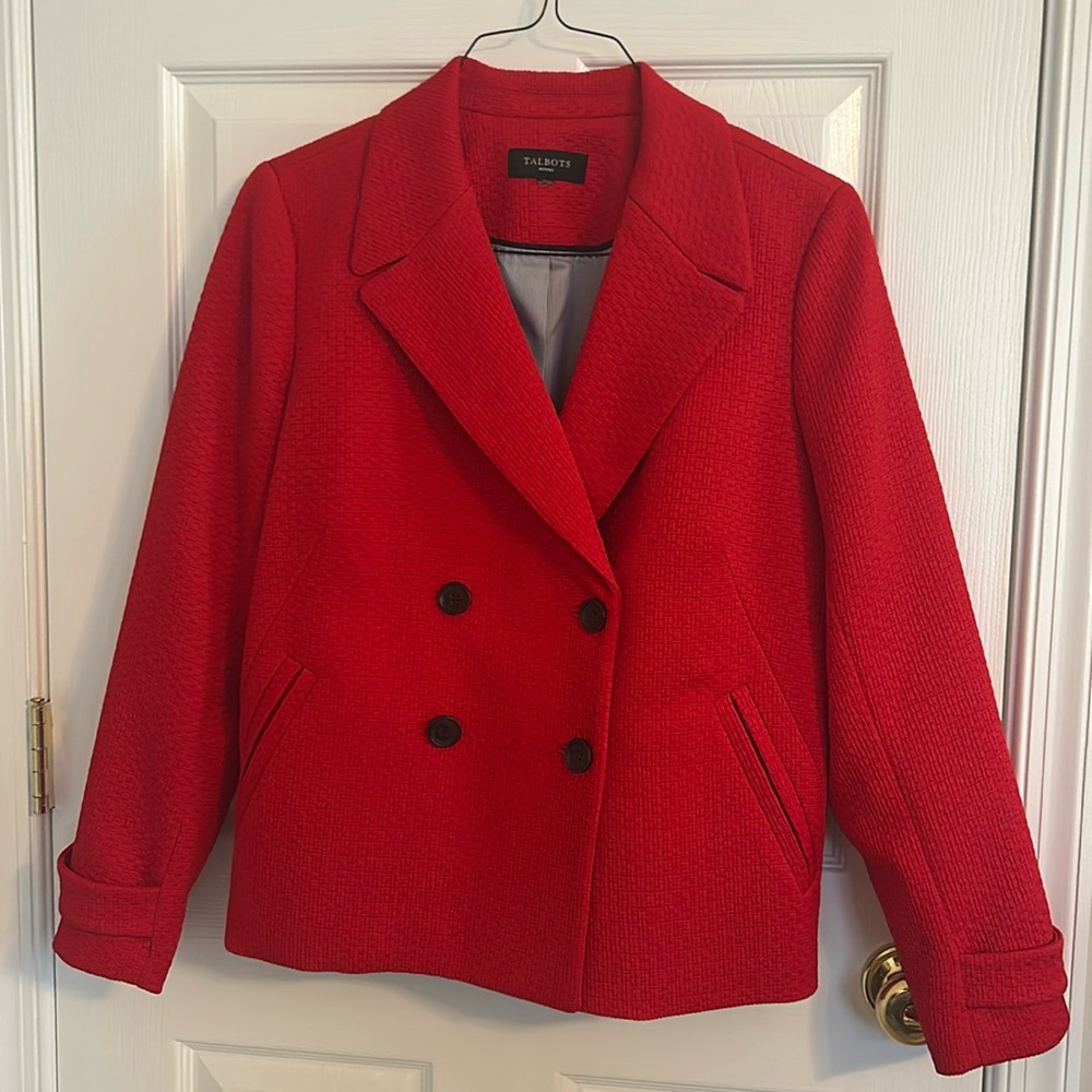 Red Talbots Blazer